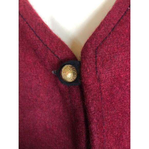 VINTAGE Handmade 100% Wool Made In Napal Vest size medium - Picture 5 of 11